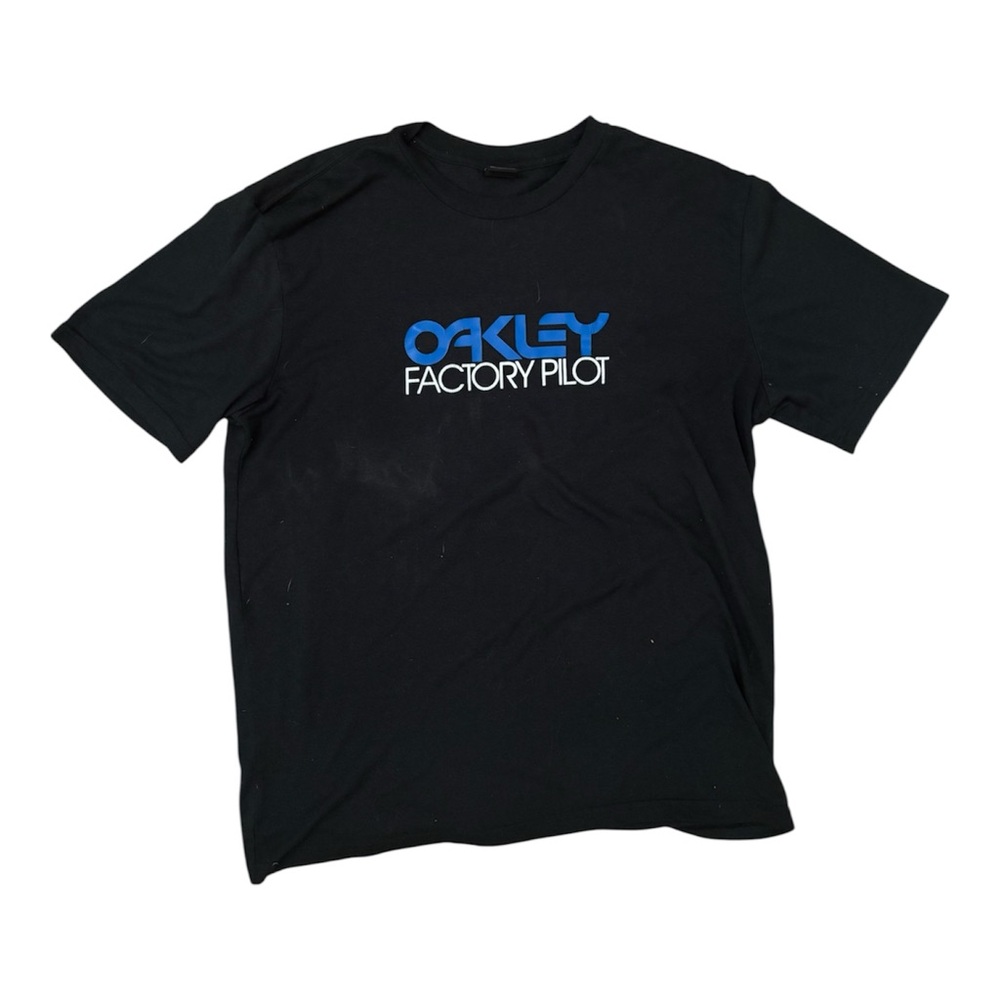 Oakley Black and Blue Graphic Tee